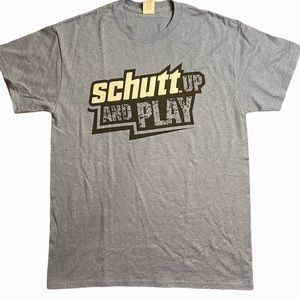 Gildan "Schutt Up and Play" Mens T-shirt - Fun - Sz Medium - Discounted Shipping